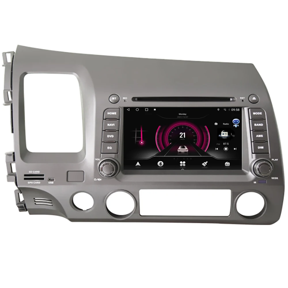 

Android 12 CAR DVD GPS PLAYER FOR HONDA CIVIC 2006-2011 Carplay Multimedia Stereo Auto Audio Navigation Vehicle Head Unit cam