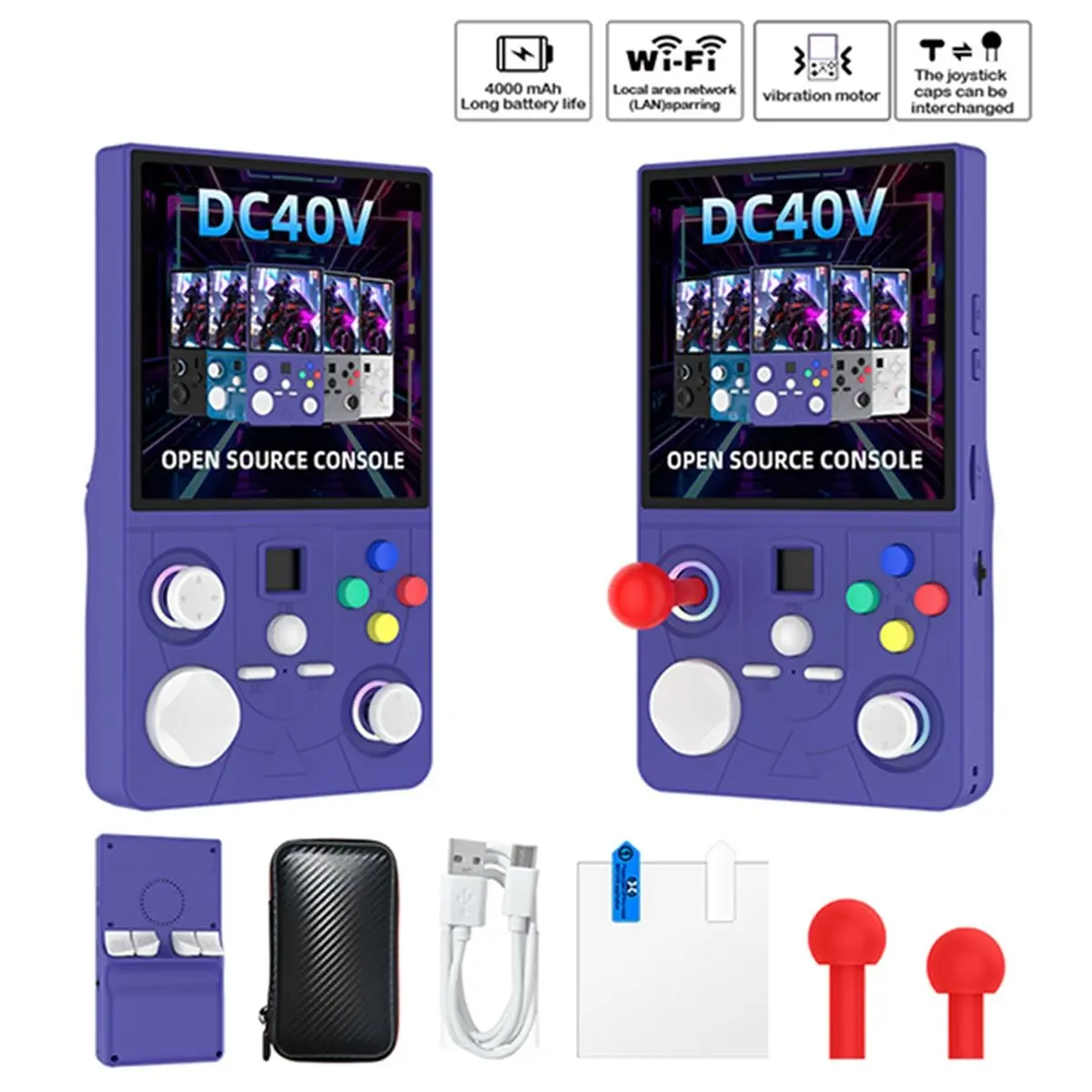 Можно приобрести портативную игровую консоль DC40V Retro с 64 ГБ памяти, 3,5-дюймовым IPS-экраном, поддержкой более 30 эмуляторов. (art.: 3920da2c21d75) - 3920da2c21d75