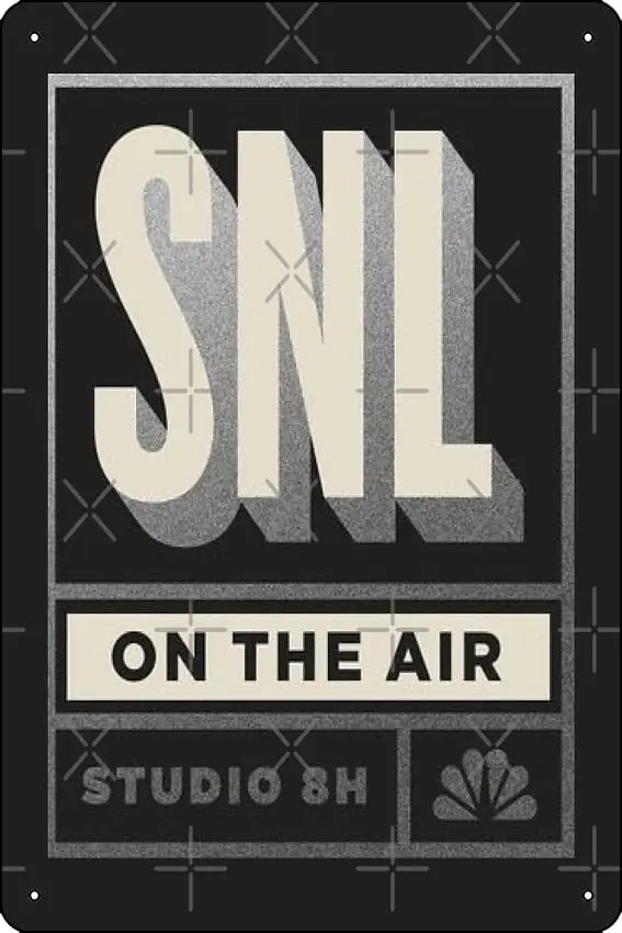 Saturday Nght Lve On The Ar Art Prnt Metal Tn Sgn Plaque Man Cave Wall 8x12 nch Decoraton