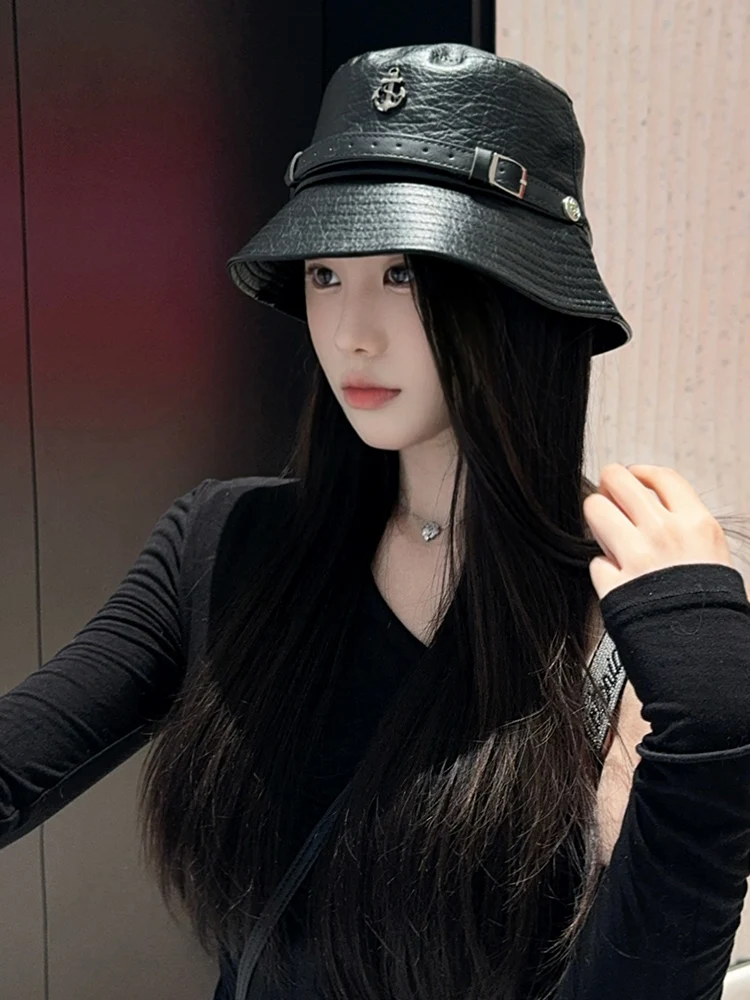 Ouipack Корейская серия Ретро из искусственной кожи с металлической пряжкой Значок