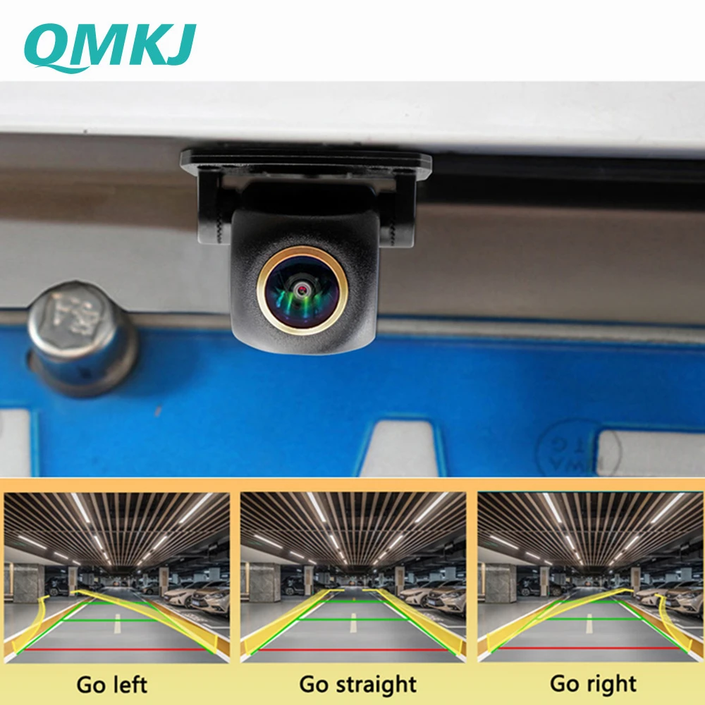 AHD 1080P золотой объектив автомобильный интеллектуальный динамический траектория руководство по перемещению парковочная линия HD вид сзади обратная резервная камера (art.: 3920d275fa8a9) - 3920d275fa8a9