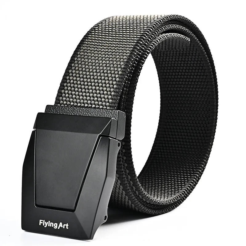 

Outdoor Tactical Belt For Men Military Nylon Quick Release Alloy Metal Buckle Army Training Double Side Waistband Male Belts