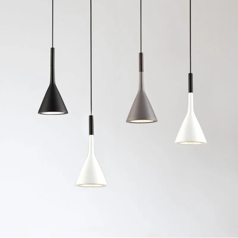 

Nordic Minimalism E27 Aluminum Pendant Lights For Living Room Restaurant Dining Table Kitchen Bar Showcase Bedside Spotlight