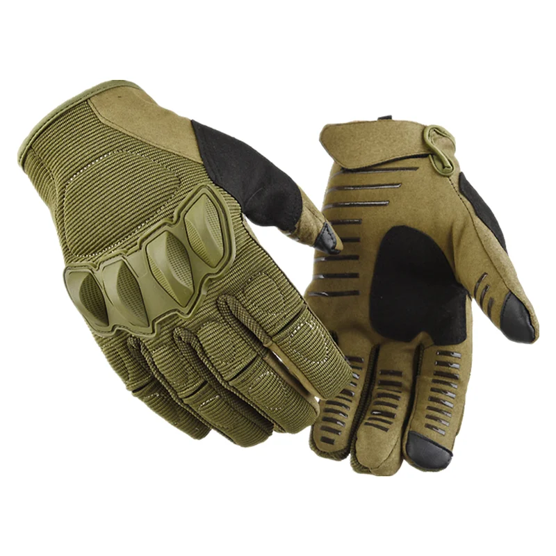 

Tactical Military Gloves Army Paintball Shooting Airsoft Combat Bicycle Rubber Protective Anti-Skid Full Finger Tactical Gloves