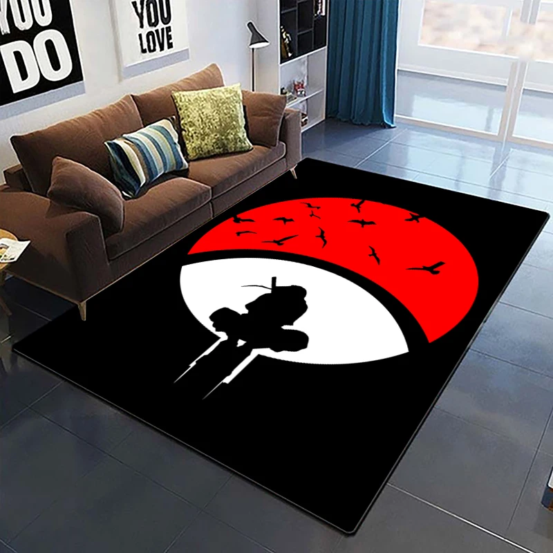 N-Naruto Anime Printed  Large Rug ,Carpet for Living Room Bedroom Sofa Decoration, Non-slip Floor Mats Dropshipping Alfombras