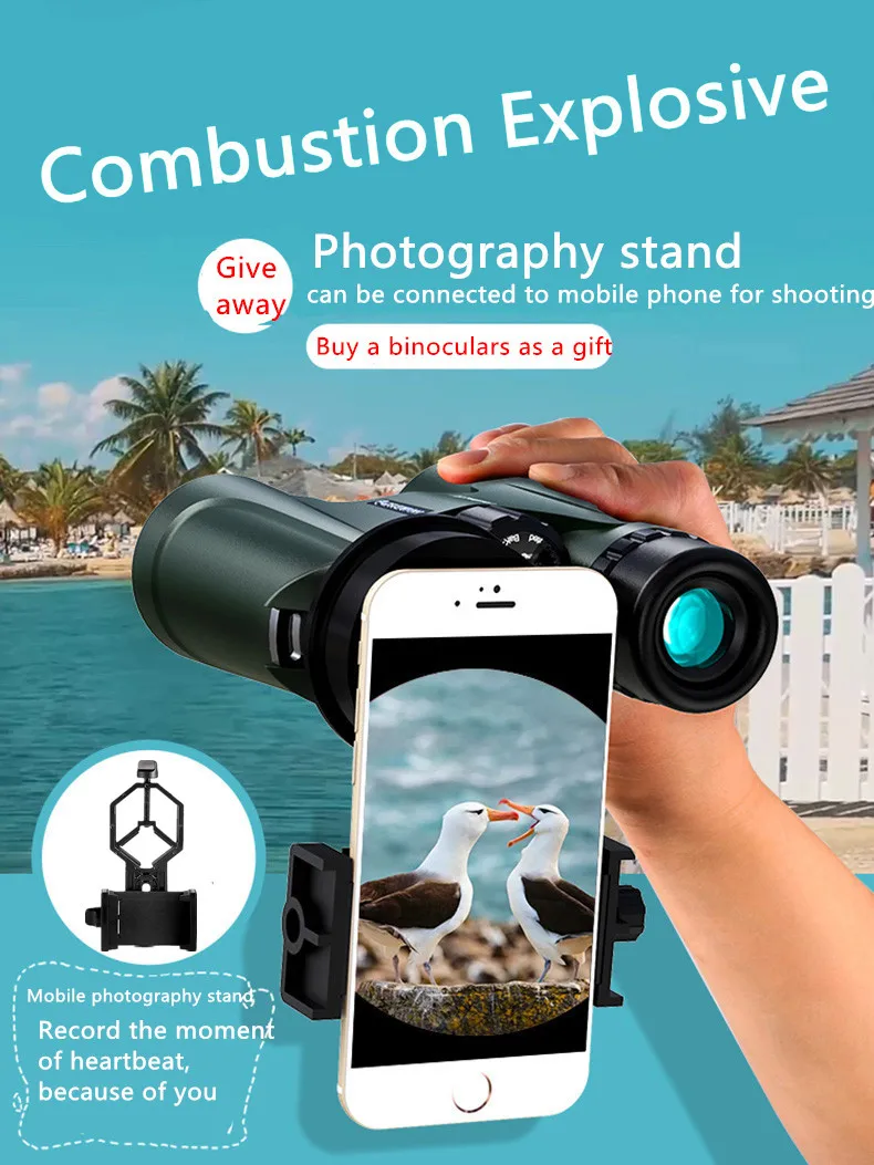Детские бинокли Celestron Outland 8x42 10x42 водонепроницаемые и фотоэлементы для взрослых
