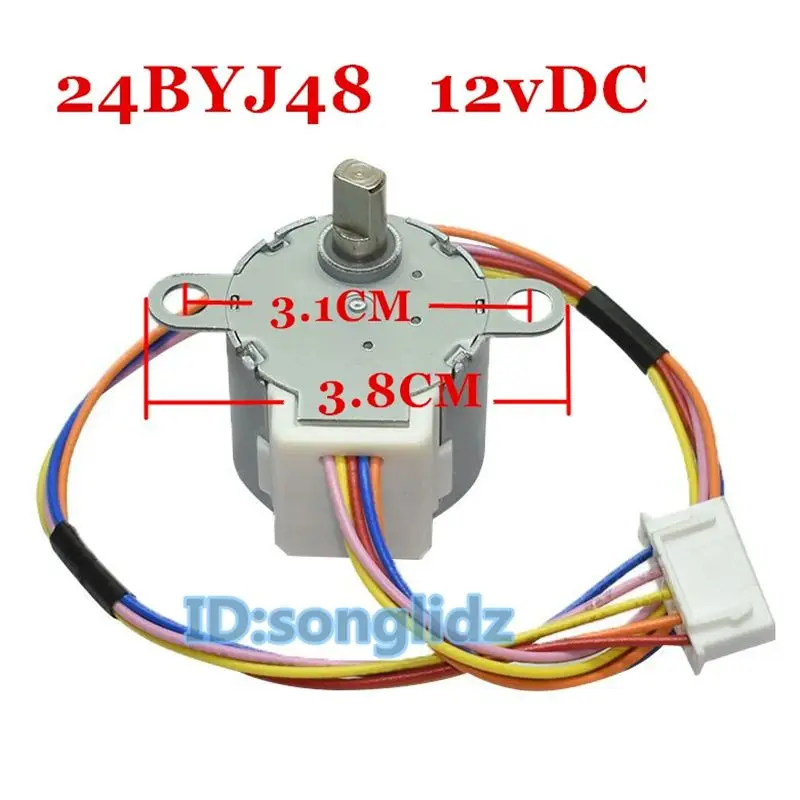 Шаговый двигатель для кондиционера DC 12V 24BYJ48