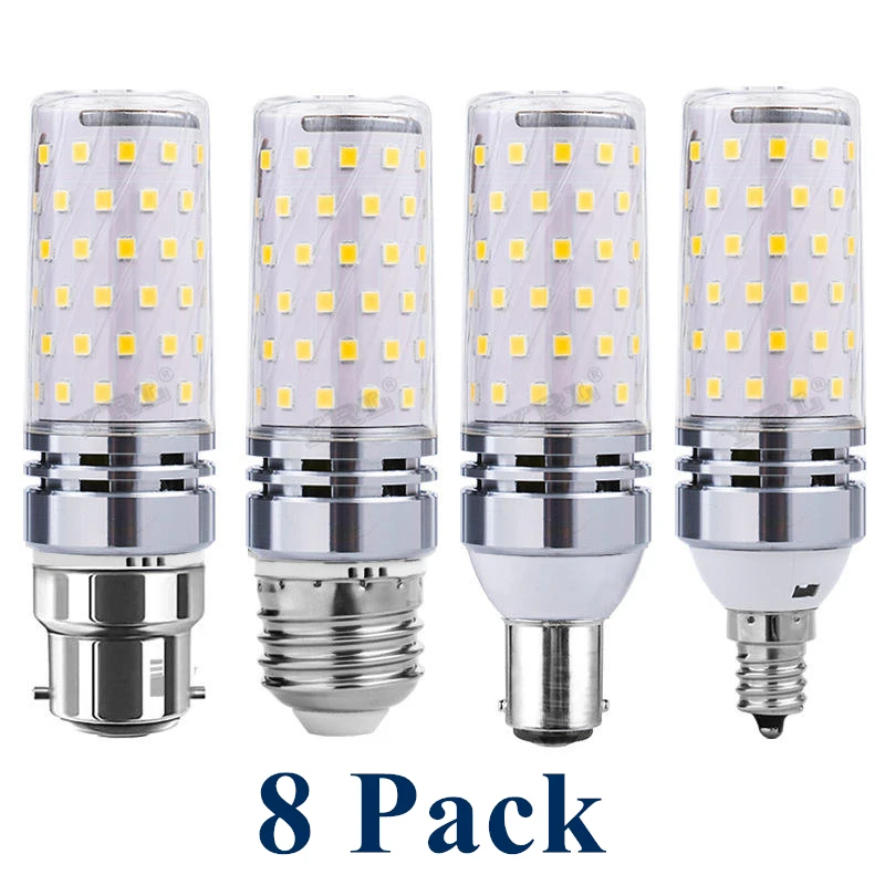 

E12 E26 LED Corn Bulb Energy Saving Light AC85-265V Led Lamp B22 Candel Light 12W 16W Bombilla LED Lighting