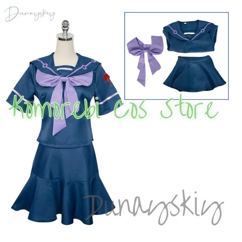 JoJo's Yamagishi Yukako Косплей Костюм Парик Женская JK Униформа Одежда Юбка Аксессуары