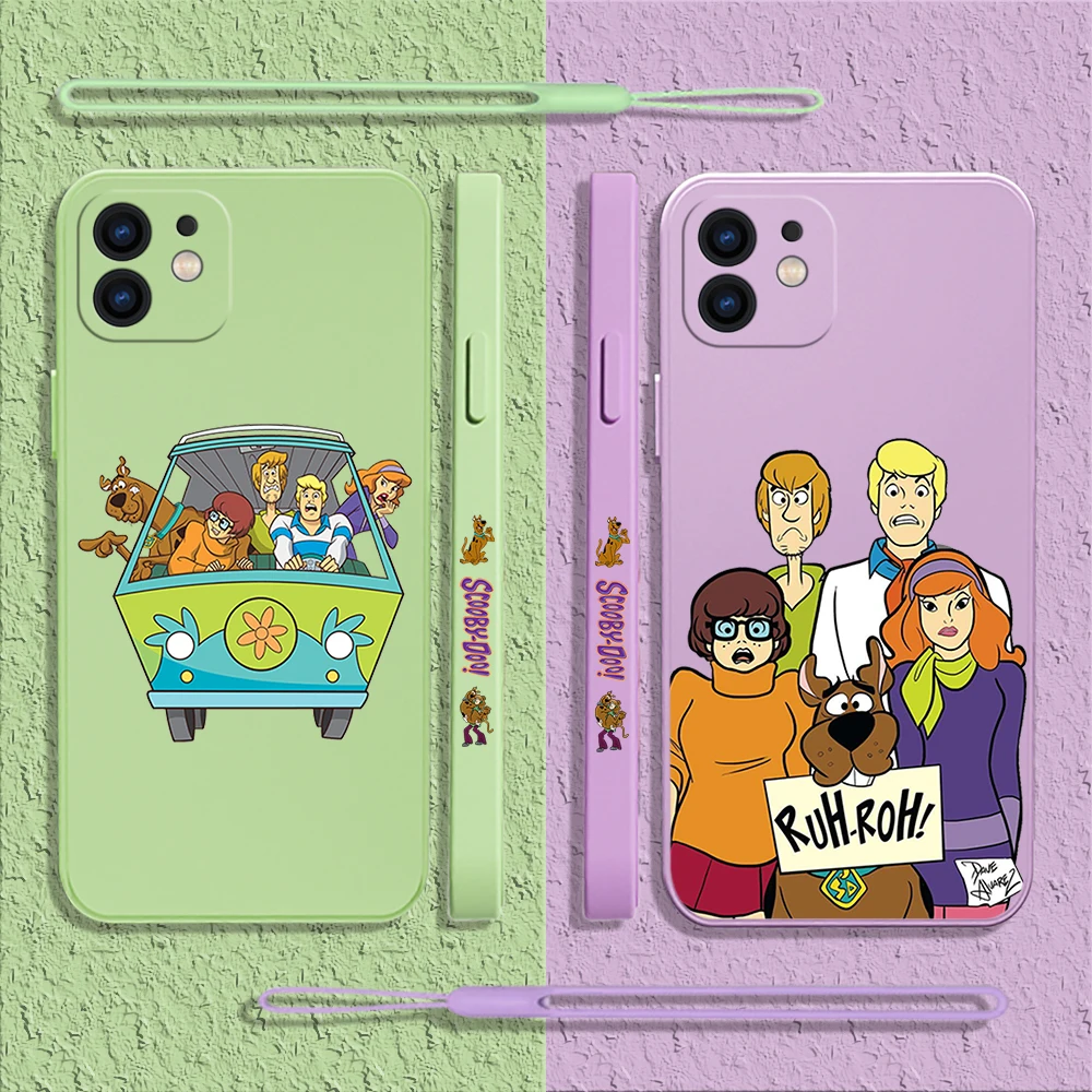 

Doo Scoobie Phone Case For Xiaomi Redmi Note 12 11 11T 10 10S 9 Pro Plus 10C 9A 9C 9T K40 K50 K60 4G 5G With Hand Strap