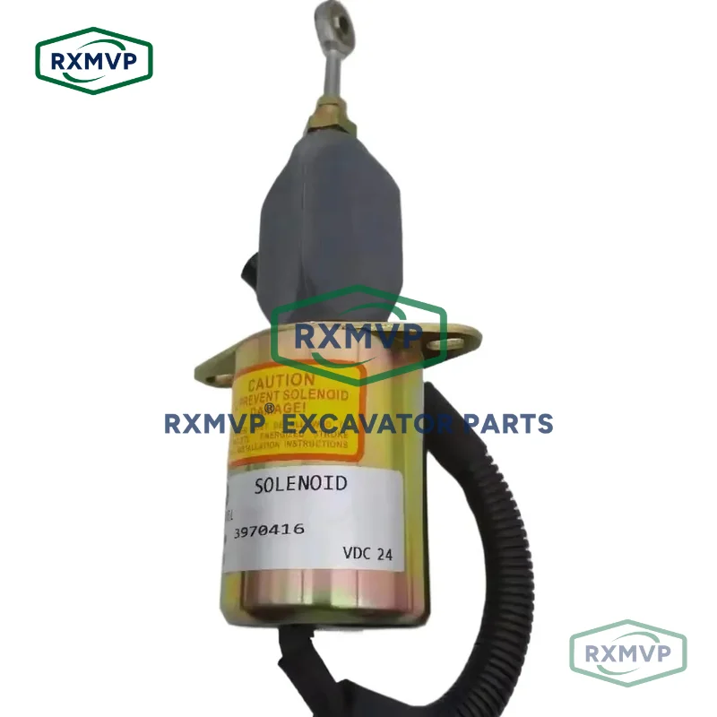 Электромагнитный клапан для остановки топлива 3970416 24В подходит экскаваторов 6CT