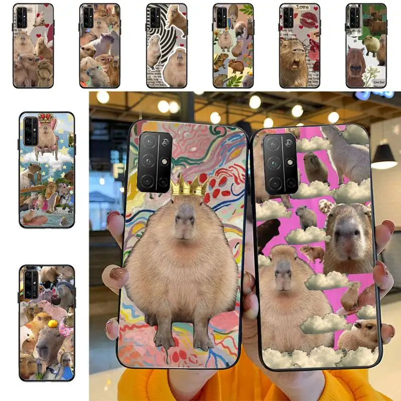 

Capybara Cute Animal Phone Case For Huawei Honor 10Lite 10i 20 8x 10 Funda for Honor9lite 9xpro Coque