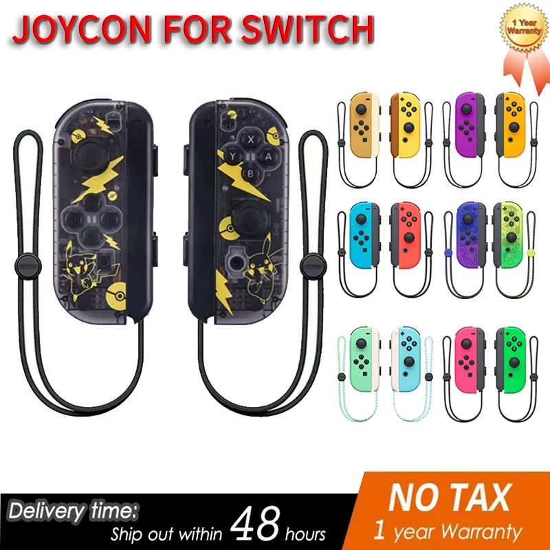 

Joy Con Controller Compatible with Switch, Switch Controllers Joycon Support Dual Vibration/Wake-up Function/Motion Control