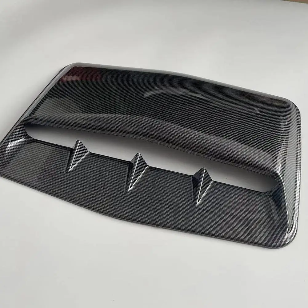 

Universal Car Air Outlet Cover Base Modified Accessories Decorative With Tape Exterior Hood Carbon Fiber Pattern