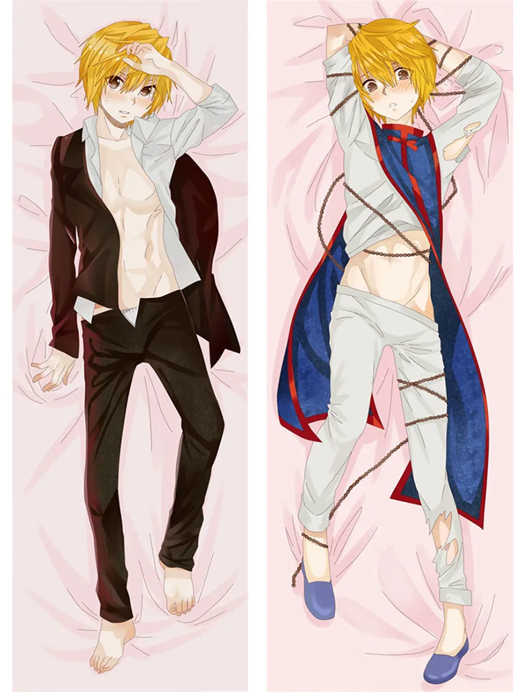 

HUNTER×HUNTER Anime Dakimakura Pillowcase Kurapika Chrollo Male DIY Custom Cushion Cover Home Bedding Hugging Body Pillow Case