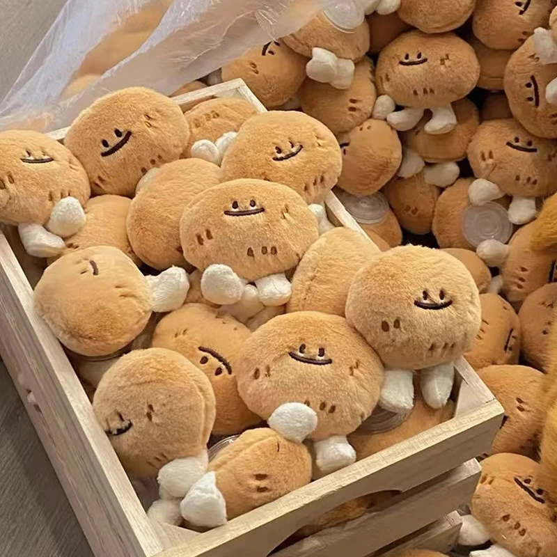 Милый забавный плюшевый брелок для ключей в виде маленького картофеля подвеска