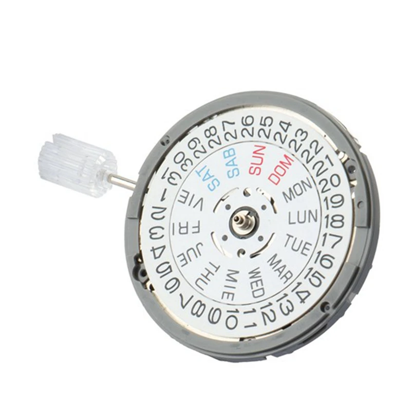 NH36 English Date Week Automatic 3.8 O'clock Crown Watch Movement Mechanical Replacement Parts