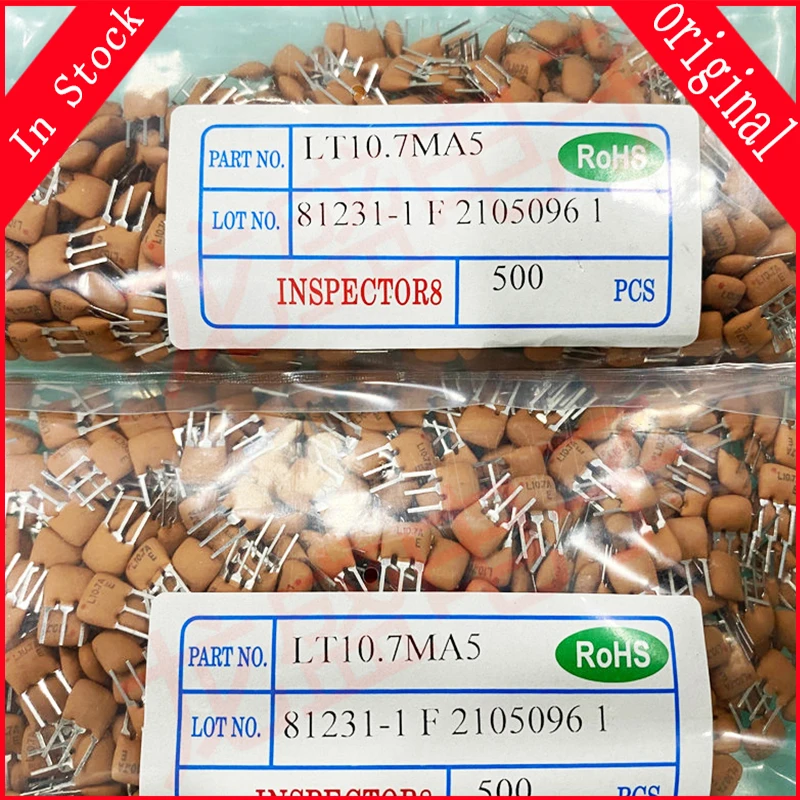 10 шт./лот керамические резонаторы DIP-3 фильтры LT10.7M 3p 7 MHZ ZTT10.7M ZTT10.7 в наличии |