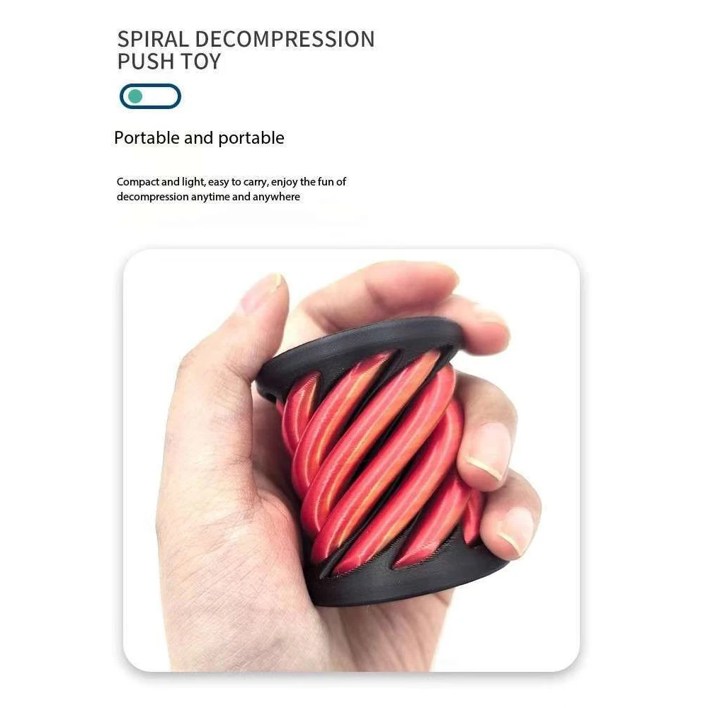 3D напечатанная спираль Стандартная пирамида скульптура Проходная