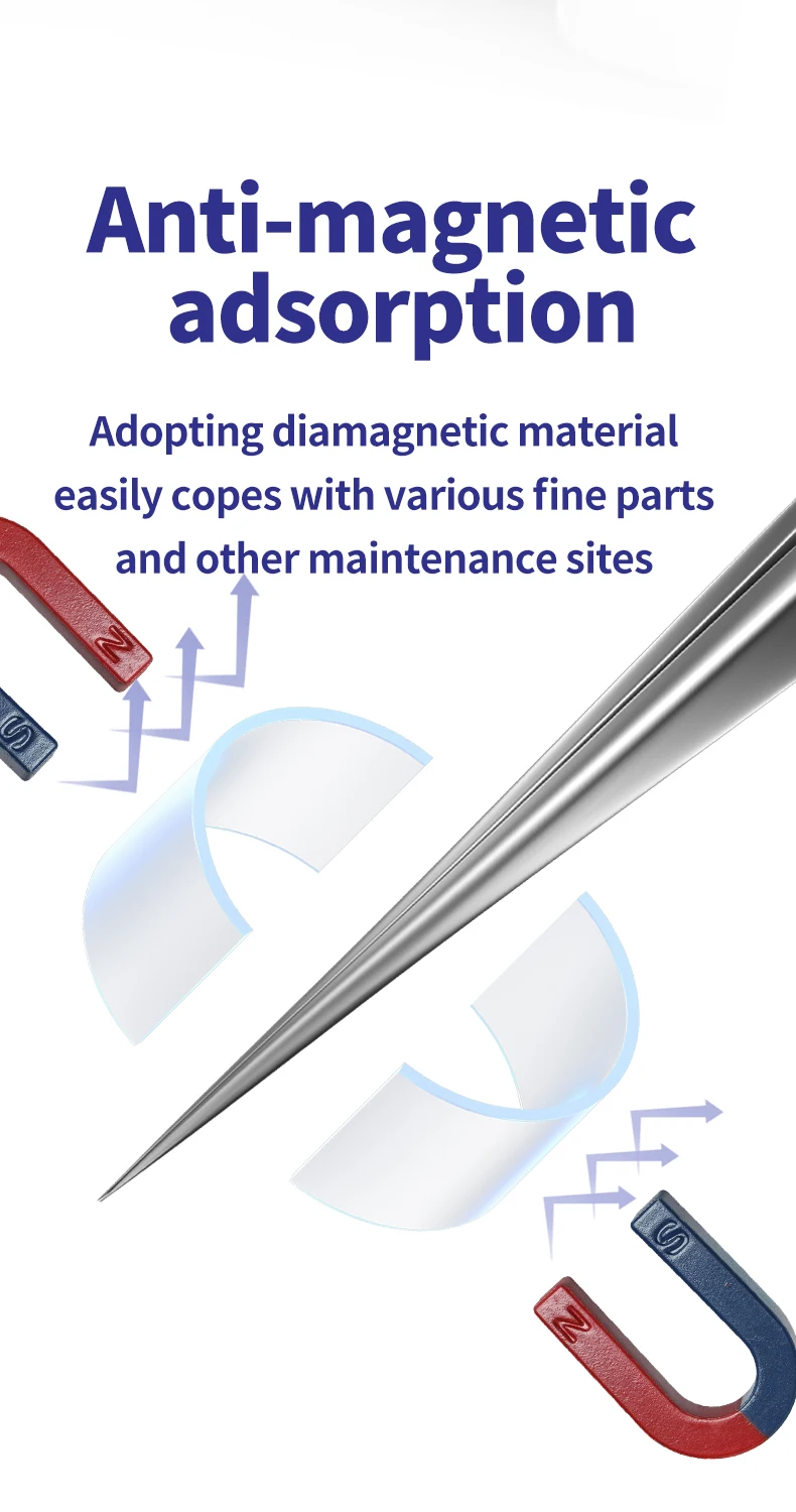 Механический пинцет эргономичный ремонт отпечатков пальцев летающая проволока
