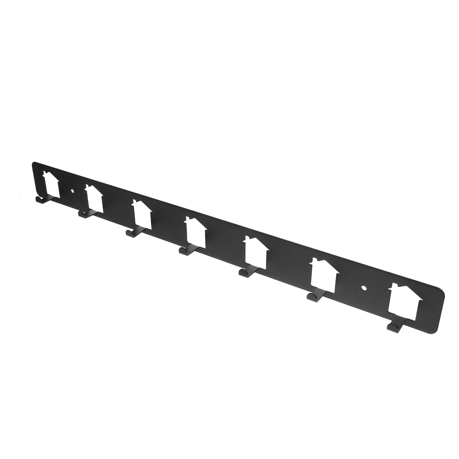 

Wall Hooks Shelf No Punching Metal Coat Rack Hanging Shelf Metal Hooks Rail