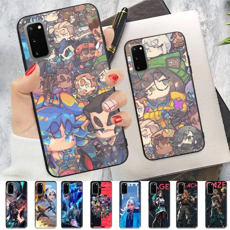 

YNDFCNB Valorant Phone Case for Samsung S10 21 20 9 8 plus lite S20 UlTRA 7edge