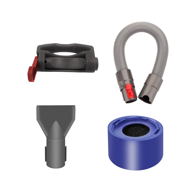 

Удлинитель для пылесоса Dyson V8 V7 V10 V11, гибкий шланг с щеткой, выключатель, блокировка, всасывающая головка в комплекте