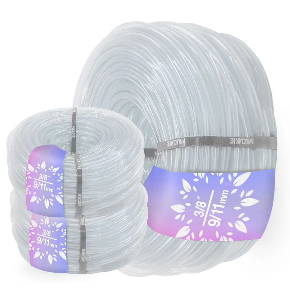 

1-30 метров, 3/8 дюйма, прозрачный садовый шланг из ПВХ, 9/11 мм, пластиковая труба, прозрачная Гибкая водяная воздушная труба для дома, капельная модель