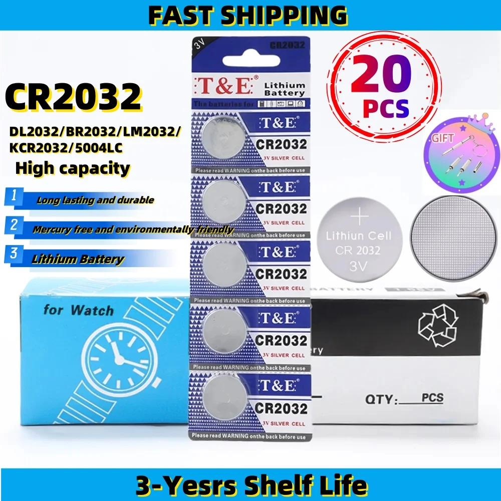 Литиевая батарея CR2032 230 мАч DL2032 ECR2032