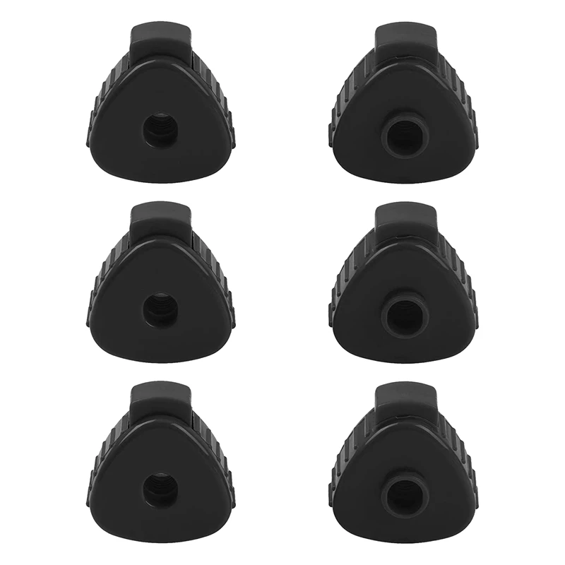 

6 Pcs Plastic Cymbal Nut,Quick-Set Cymbal Nut For Percussion Drum Kit,Percussion Replacement Accessories
