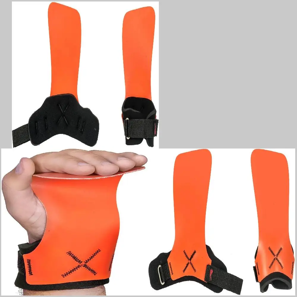 

New Stylish Small Unisex Adult Orange Grip Gloves - Perfect for All Occasions!
