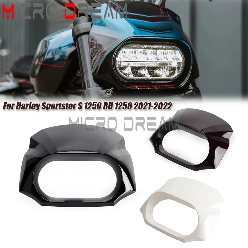 

For Harley Sportster S 1250 RH 1250 RH1250S Motorcycle Front Fairing Mask ABS Headlight Cover Headlamp Wind Shield 2021 2022