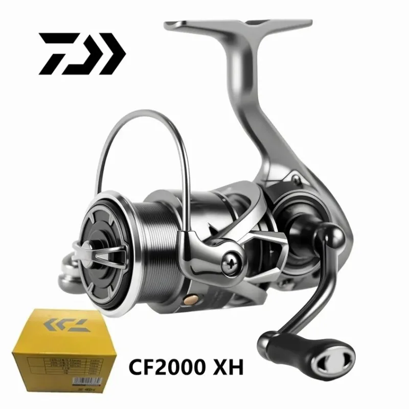 Фото Катушка спиннинговая DAIWA с максимальной нагрузкой 15 кг, цельнометаллической шпулей и рукояткой, для морской и пресноводной рыбалки, подходит для любых видов рыб. №2