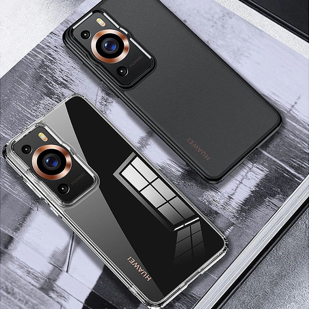 Прозрачный чехол для телефона Huawei P60 Pro P60Art мягкий силиконовый из ТПУ матовая