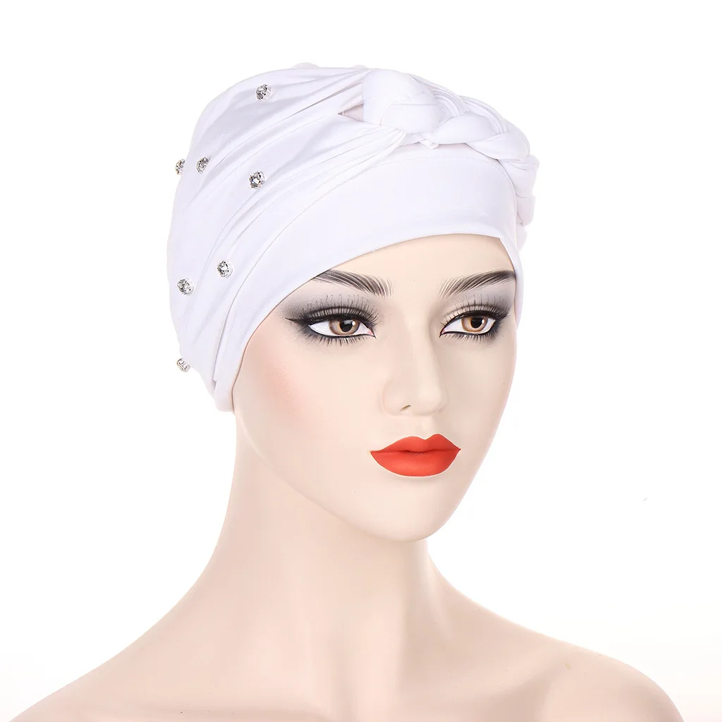 

African Hats African Headtie Spring Autumn African Women Solid Color Headtie African Caps