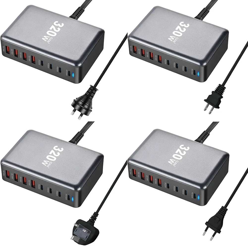 Эффективное зарядное устройство 320 Вт USB C компактное быстрая зарядка