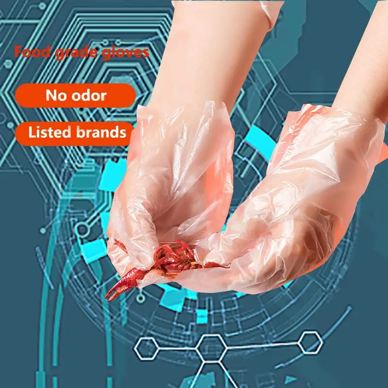 

Pe Children'S Gloves Disposable Antibacterial Household Kitchen Catering Food Grade Safety Gloves For Children And Babies