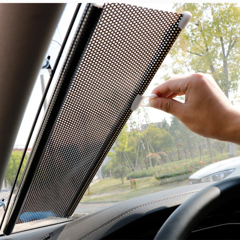 

Car Heat Insulation Windshield Sunscreen Stretch Sunshade Front Shading Sun Shade Sunshades Curtain Summer UV Block Protectio