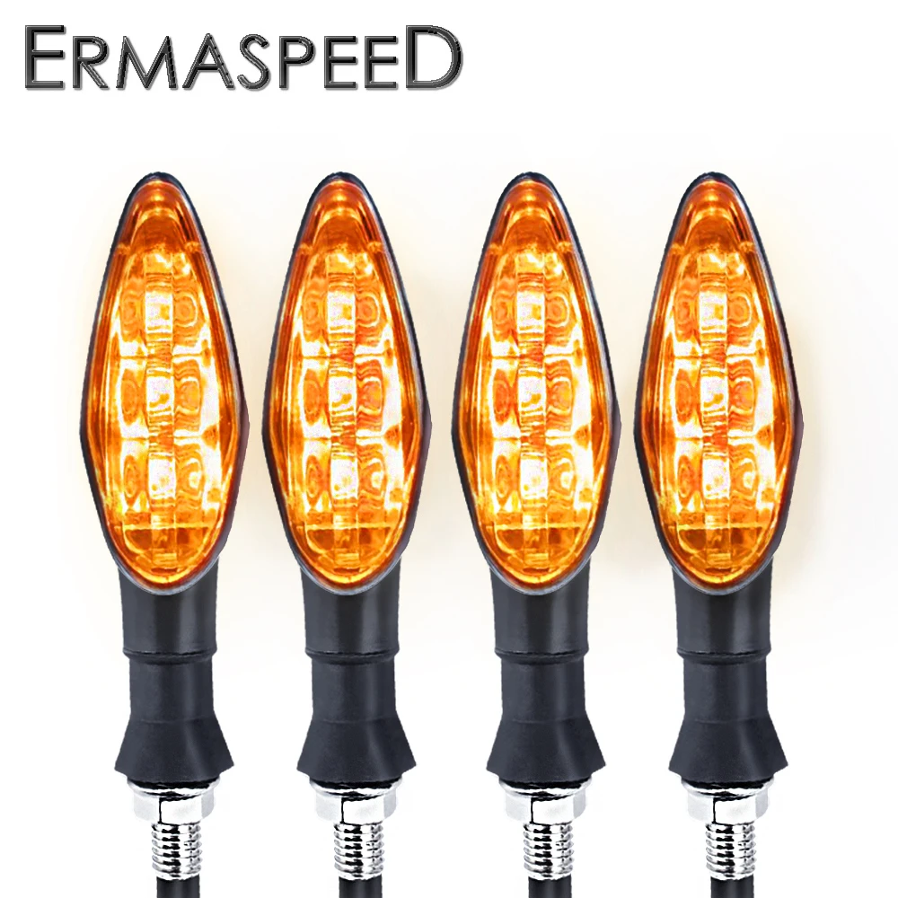4 шт./компл. Универсальный светодиодный указатель поворота для мотоцикла