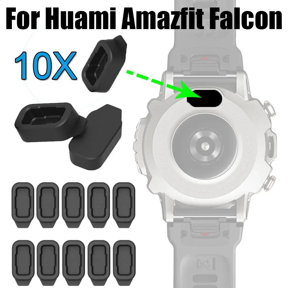 

Dustproof Cover Anti Dust Plug Watch Charging Port Caps Silicone Stopper Anti-Dust Plug For Huami Amazfit Falcon