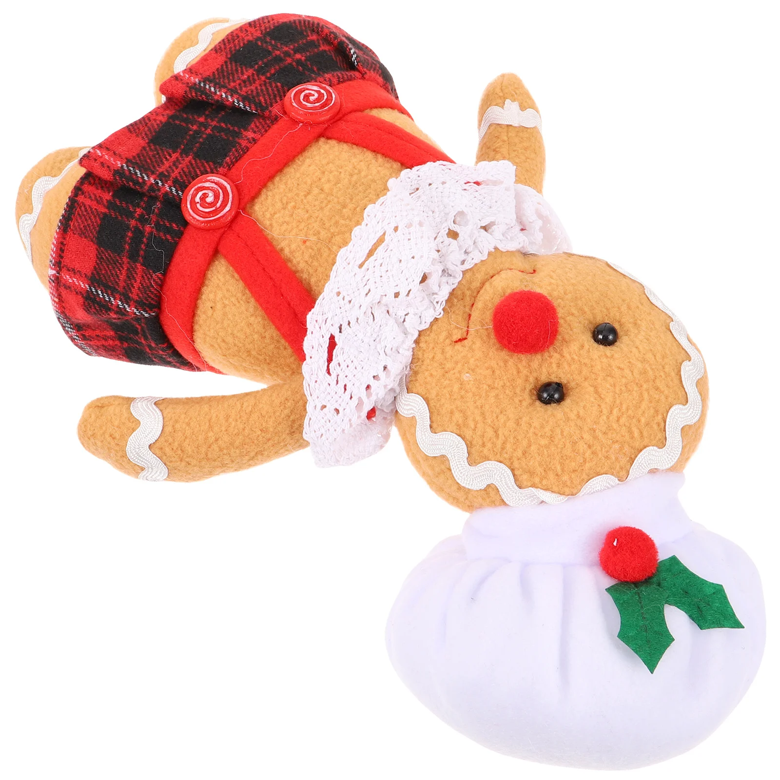 

Gingerbread Man Christmas Gift Tabletop Decor Ornaments Pp Cotton Sofa Xmas Home