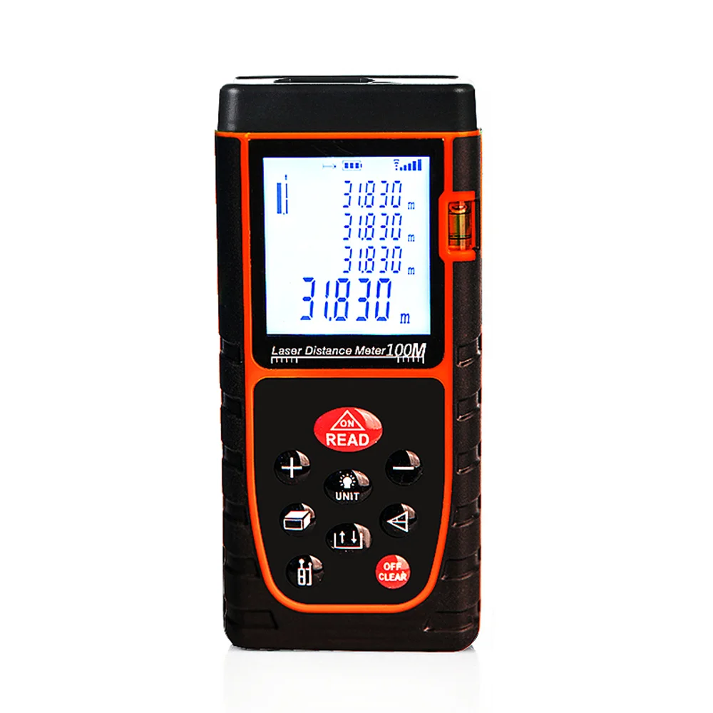 

100M Laser Distance Meter Electronic Roulette Laser Digital Tape Rangefinder Trena Metro Laser Range Finder Measuring Ruler