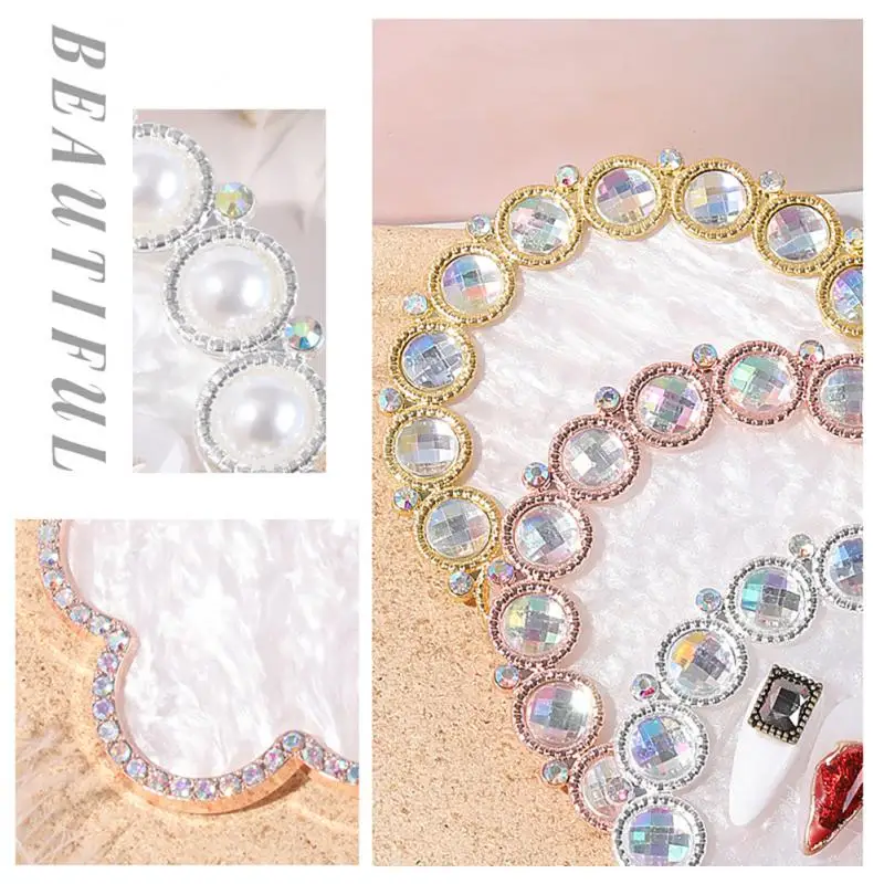 

Палетка с круглыми жемчужинами для дизайна ногтей Палитра Цветов для ногтей Палитра для гель-лака для ногтей демонстрационная полка накладные ногти Типсы для рисования краски