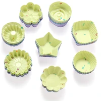 silicone mold cupcake cake muffin silicone baking bakeware mold nonstick heat resistant reusable silicone molds for baking diy