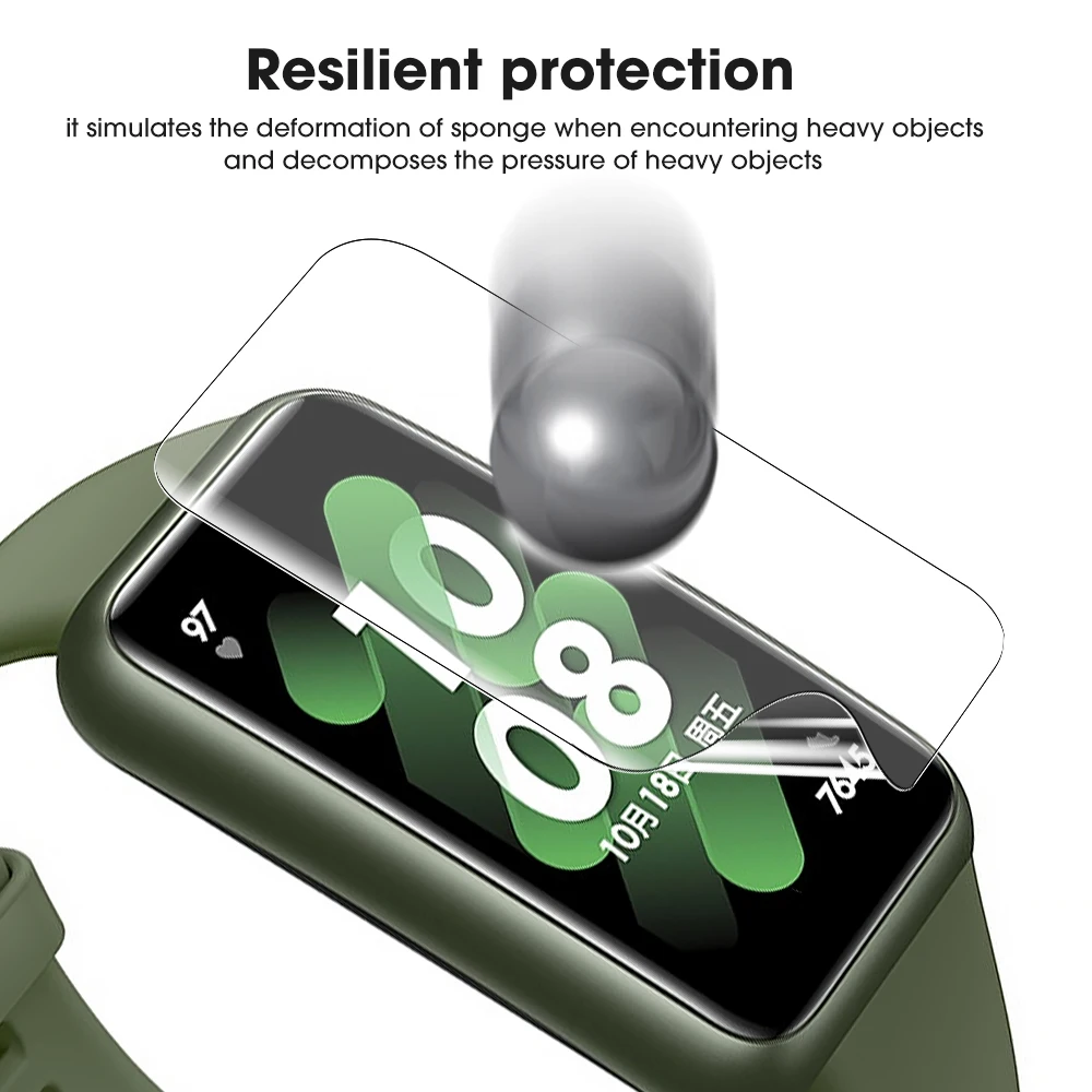 Фото 1-10 шт. мягкая прозрачная пленка для Huawei Band 7 Band7 защита экрана смарт-браслет 1-10 шт. мягкая прозрачная пленка для Huawei Band 7 Band7 защита экрана смарт-браслет