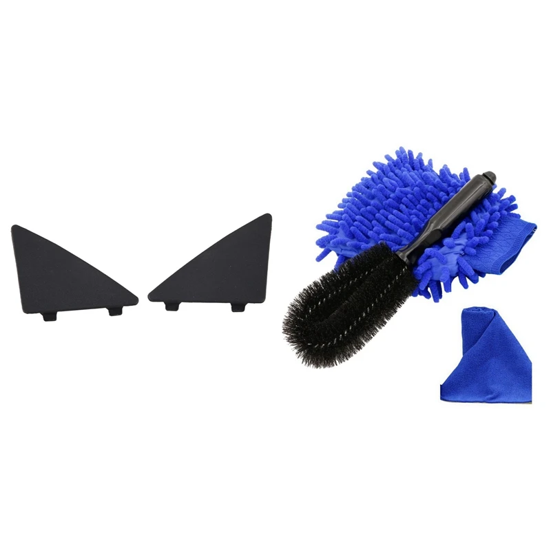 

Car Wheel Cleanning Brush,Wheel And Component Brush & Front Bumper Triple-Cornered Cover Cap For Mazda 3 Axela 2014-2016