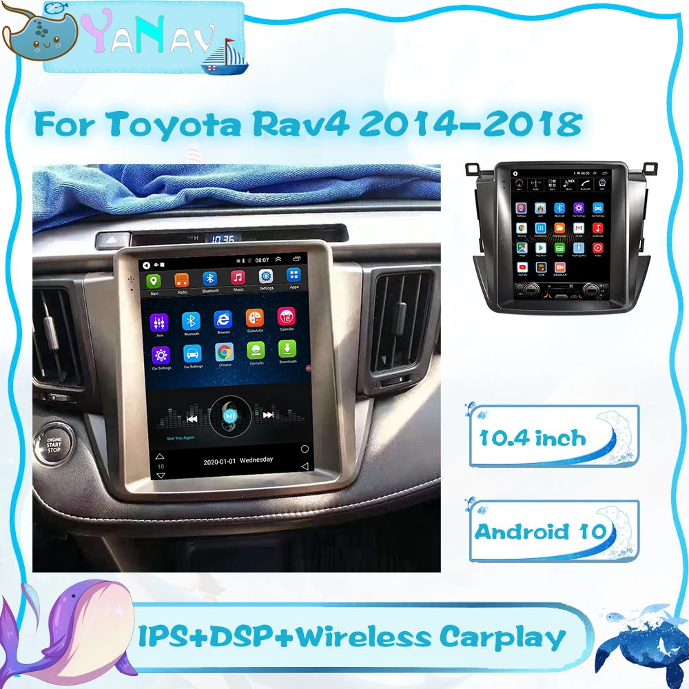 

Автомагнитола для Toyota Rav4 2014-2018, 2 din, Android, сенсорный экран, радио, мультимедийный плеер, GPS-навигация, головное устройство