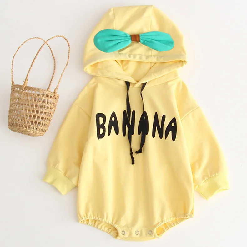 Осенняя одежда Sprint с длинным рукавом и капюшоном Одежда для новорожденных