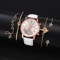 5pcs new arrive luxury fashion bracelet watch set women ladies wristwatch watches ladies relogio feminino reloj mujer 2022