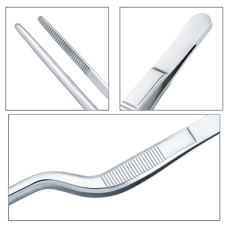 1 шт. пинцет из нержавеющей стали для приготовления пищи